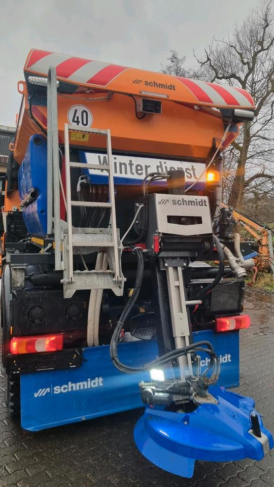 Машина за разпръскване на сол/ Пясък Schmidt Stratos S25K-21 Salzstreuer Salzsilo für Unimog Mercedes Benz 405 U427 430 423 530 527 318 Winterdienst Aebi Schneepflug: снимка 6