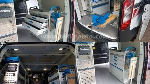 Малък ван Ford Transit Sortimo Werkstatt 15xauf Lager 1.Hand: снимка 17