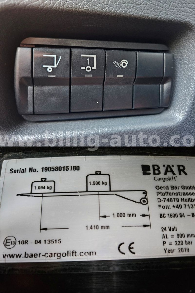 Камион с брезент Mercedes-Benz Atego 1327 L * BREMS/SPUR-ASS*DIFF.*LBW*AHK*7.2m: снимка 14