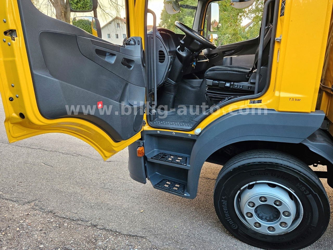 Камион с брезент Mercedes-Benz Atego 1327 L * BREMS/SPUR-ASS*DIFF.*LBW*AHK*7.2m: снимка 7
