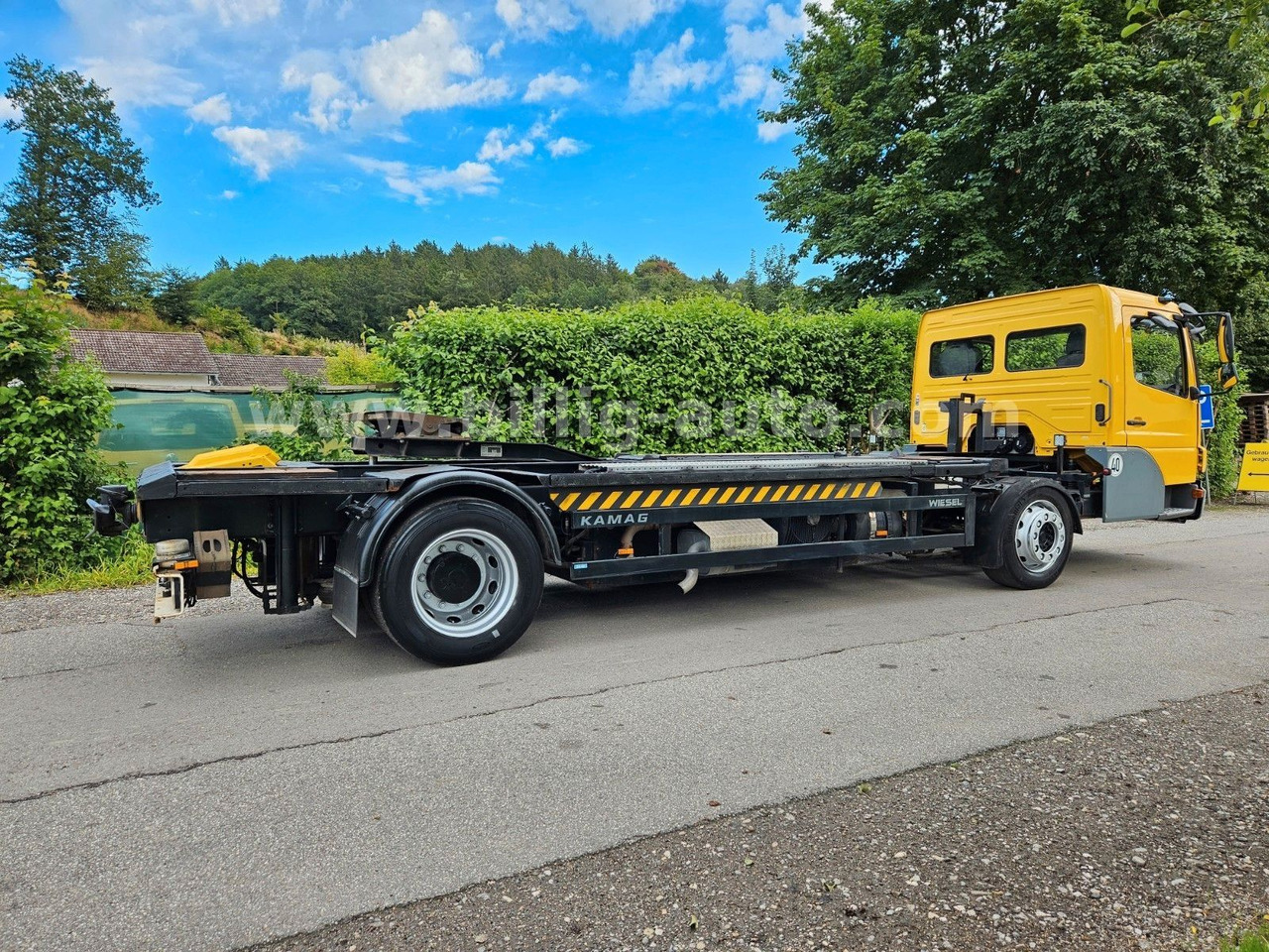 Mercedes-Benz Kamag * WBH 25 * Wiesel * Umsetzer * Sattelkupp. - Контейнеровоз/ Сменна каросерия камион: снимка 4 Mercedes-Benz Kamag * WBH 25 * Wiesel * Umsetzer * Sattelkupp. - Контейнеровоз/ Сменна каросерия камион: снимка 4