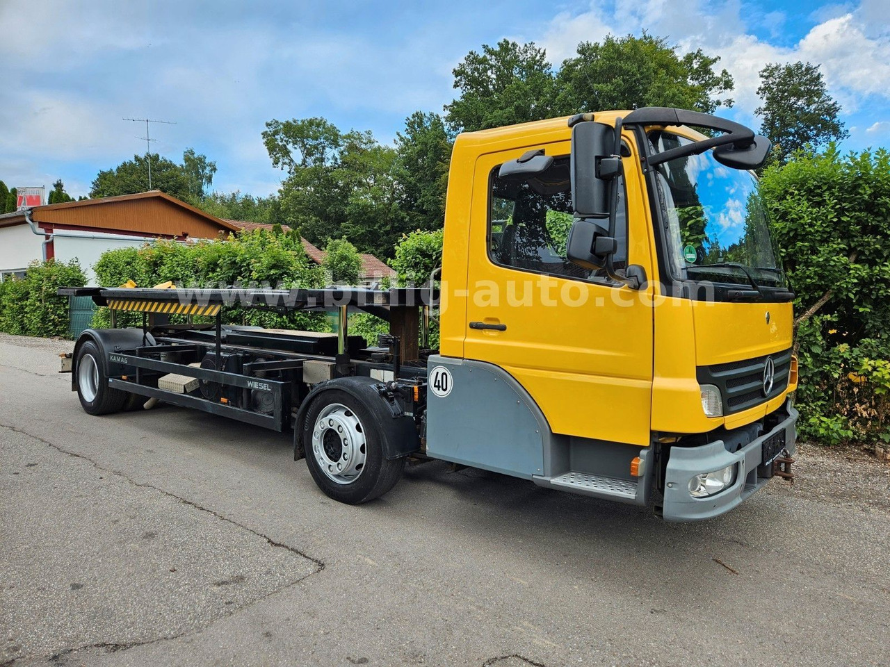 Mercedes-Benz Kamag * WBH 25 * Wiesel * Umsetzer * Sattelkupp. - Контейнеровоз/ Сменна каросерия камион: снимка 2 Mercedes-Benz Kamag * WBH 25 * Wiesel * Umsetzer * Sattelkupp. - Контейнеровоз/ Сменна каросерия камион: снимка 2