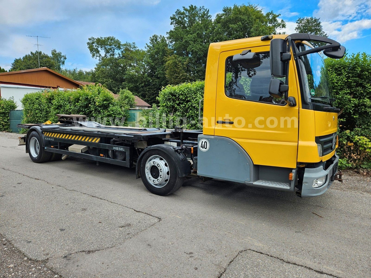 Mercedes-Benz Kamag * WBH 25 * Wiesel * Umsetzer * Sattelkupp. - Контейнеровоз/ Сменна каросерия камион: снимка 3 Mercedes-Benz Kamag * WBH 25 * Wiesel * Umsetzer * Sattelkupp. - Контейнеровоз/ Сменна каросерия камион: снимка 3