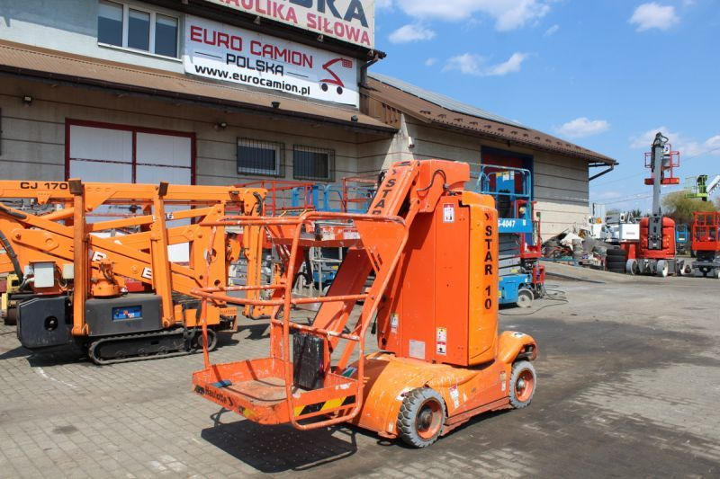 Haulotte Star 10 podnośnik koszowy masztowy 10 m electric mast boom lift - Вертикална работна платформа: снимка 1 Haulotte Star 10 podnośnik koszowy masztowy 10 m electric mast boom lift - Вертикална работна платформа: снимка 1
