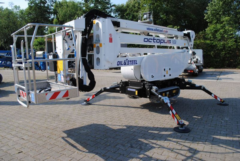 Oil&Steel Octopus 18 nowy podnośnik koszowy na gąsieniach 18 m - Вишка тип паяк: снимка 2 Oil&Steel Octopus 18 nowy podnośnik koszowy na gąsieniach 18 m - Вишка тип паяк: снимка 2