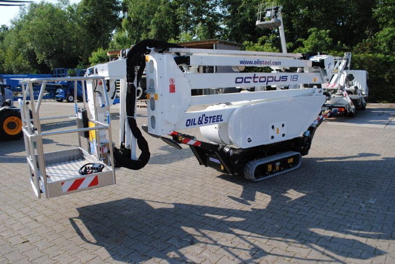 Oil&Steel Octopus 18 nowy podnośnik koszowy na gąsieniach 18 m - Вишка тип паяк: снимка 4 Oil&Steel Octopus 18 nowy podnośnik koszowy na gąsieniach 18 m - Вишка тип паяк: снимка 4