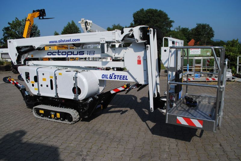 Oil&Steel Octopus 18 nowy podnośnik koszowy na gąsieniach 18 m - Вишка тип паяк: снимка 3 Oil&Steel Octopus 18 nowy podnośnik koszowy na gąsieniach 18 m - Вишка тип паяк: снимка 3