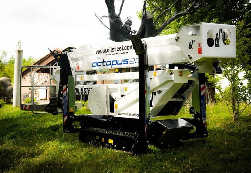 Oil&Steel Octopus 23 nowy podnośnik koszowy na gąsienicach 23 m - Вишка тип паяк: снимка 2 Oil&Steel Octopus 23 nowy podnośnik koszowy na gąsienicach 23 m - Вишка тип паяк: снимка 2