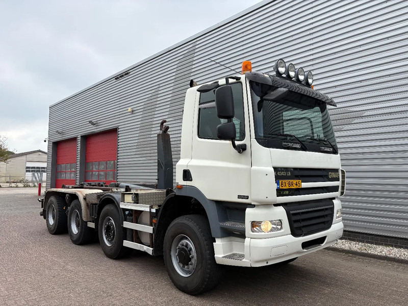 Ginaf X 4343 TS 8x6 / 35 TON VDL systeem / HANDGESCHAKELD / APK - TUV JULI 2026 / - Мултилифт с кука камион: снимка 1 Ginaf X 4343 TS 8x6 / 35 TON VDL systeem / HANDGESCHAKELD / APK - TUV JULI 2026 / - Мултилифт с кука камион: снимка 1