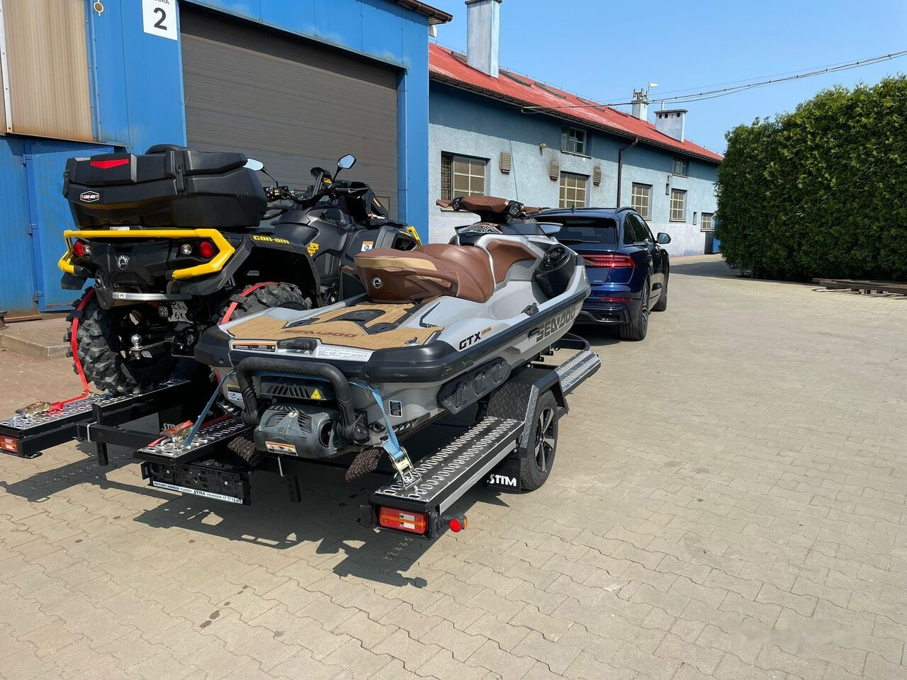 Stim L21-SWQ/1300 vr. B 2x skuter lub 2 x quad lub skuter i quad - Колесар за лодка: снимка 1 Stim L21-SWQ/1300 vr. B 2x skuter lub 2 x quad lub skuter i quad - Колесар за лодка: снимка 1