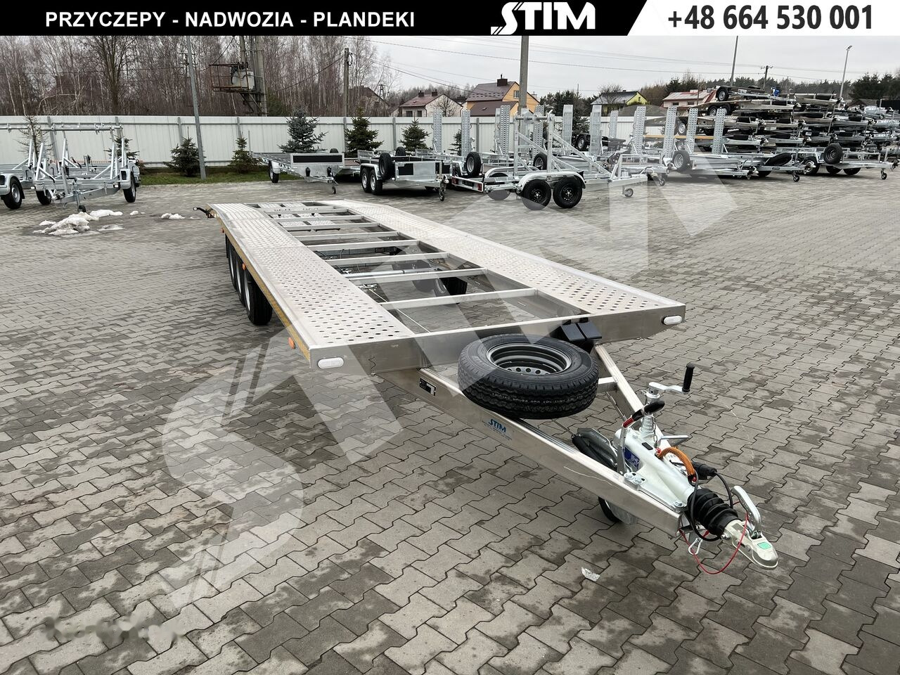 Stim L23/PP-TS/85-35A - Автовоз ремарке: снимка 1 Stim L23/PP-TS/85-35A - Автовоз ремарке: снимка 1