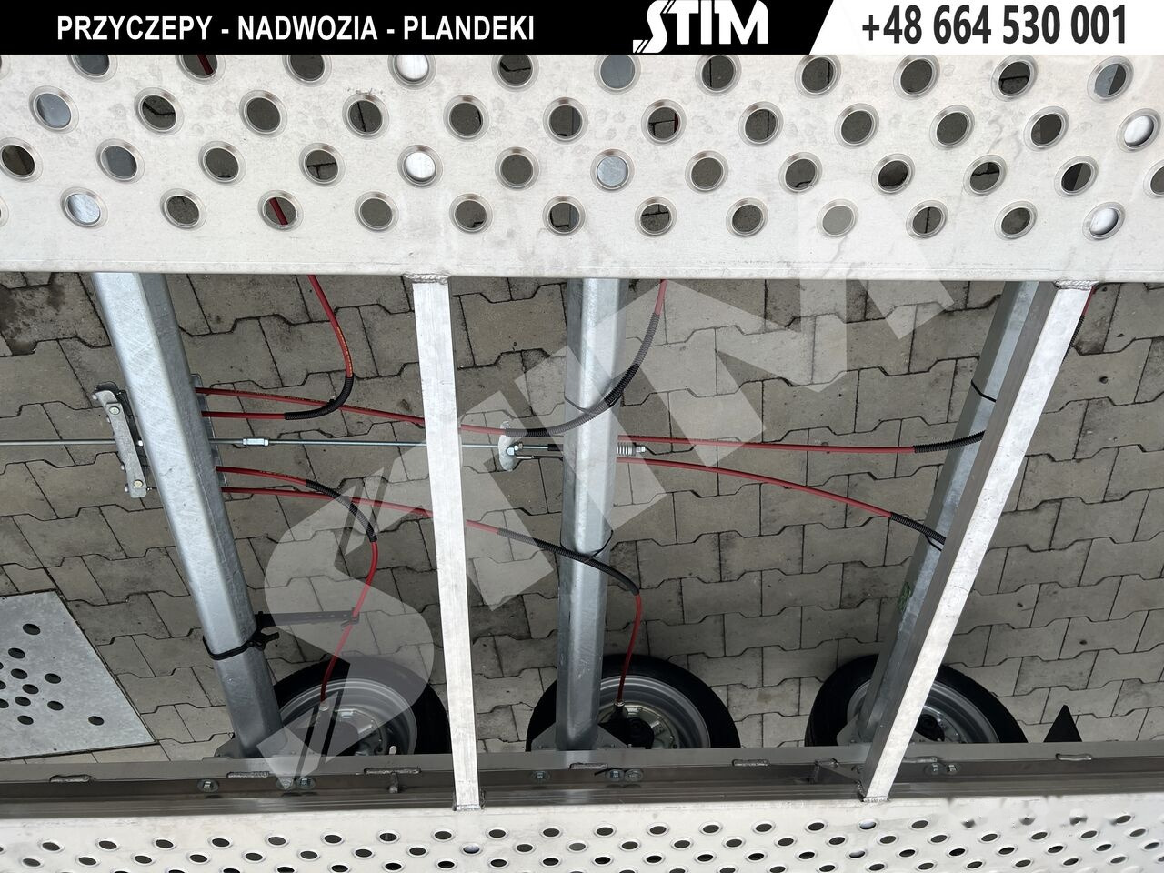 Нови Автовоз ремарке Stim L23/PP-TS/85-35AL - 195/50R13C: снимка 7