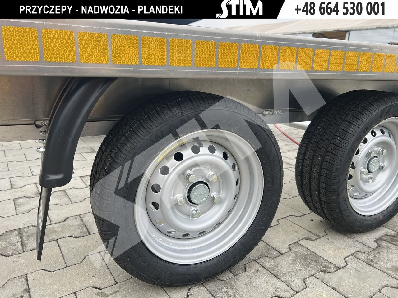 Нови Автовоз ремарке Stim L23/PP-TS/85-35AL - 195/50R13C: снимка 10