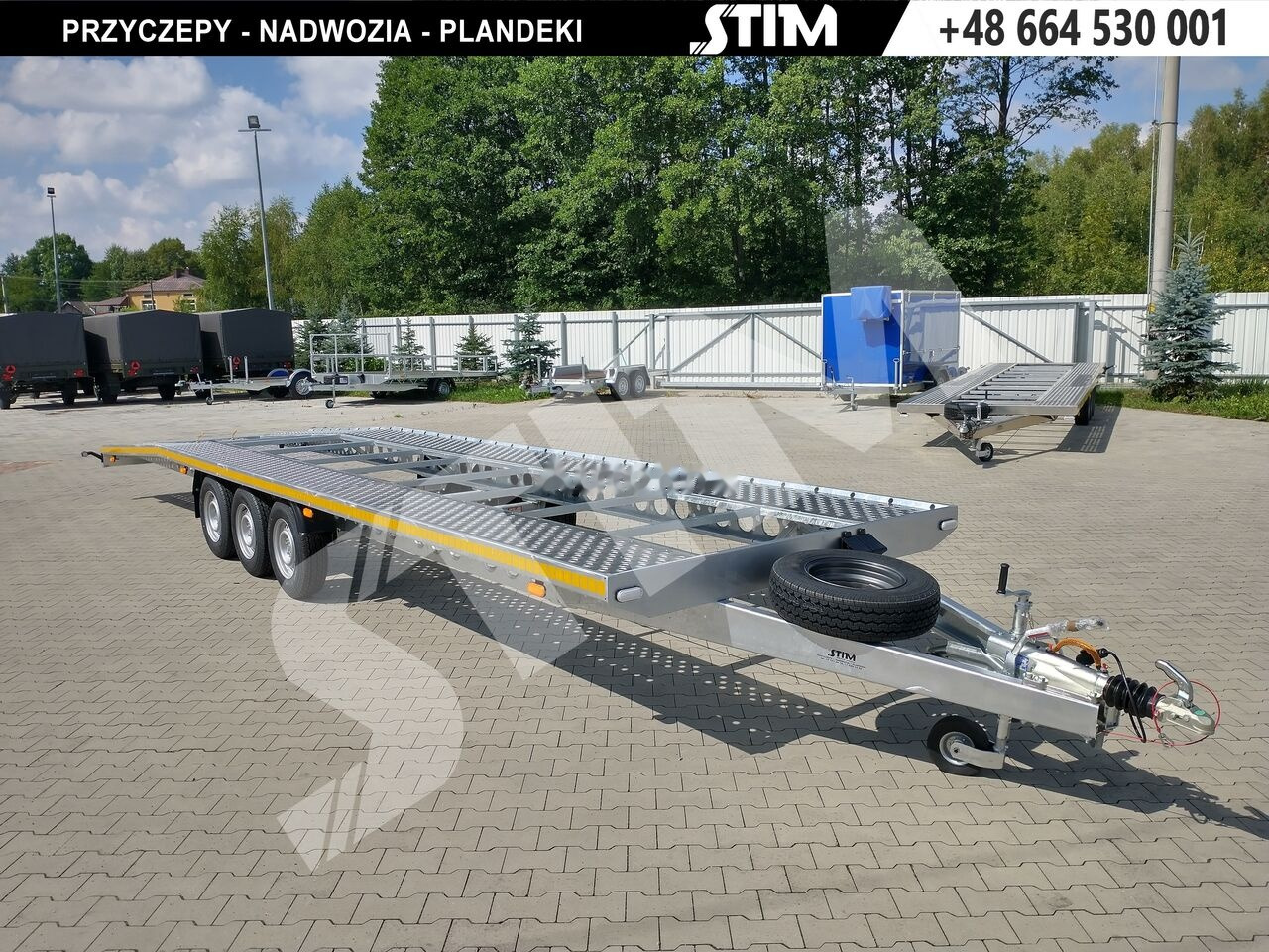 Stim L23/PP-TS/85-35S - Автовоз ремарке: снимка 1 Stim L23/PP-TS/85-35S - Автовоз ремарке: снимка 1