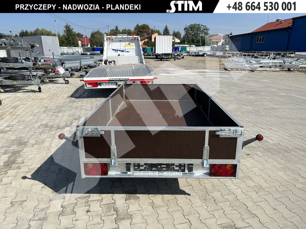 Нови Ремарке за кола Stim S11-075/2815R + przednia burta otwierana: снимка 11