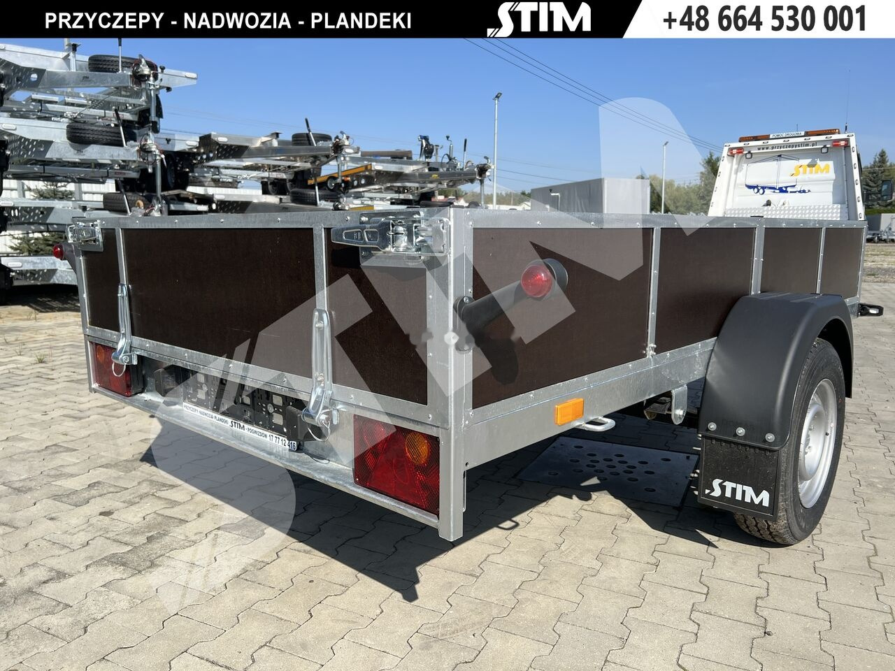 Нови Ремарке за кола Stim S11-075/2815R + przednia burta otwierana: снимка 7