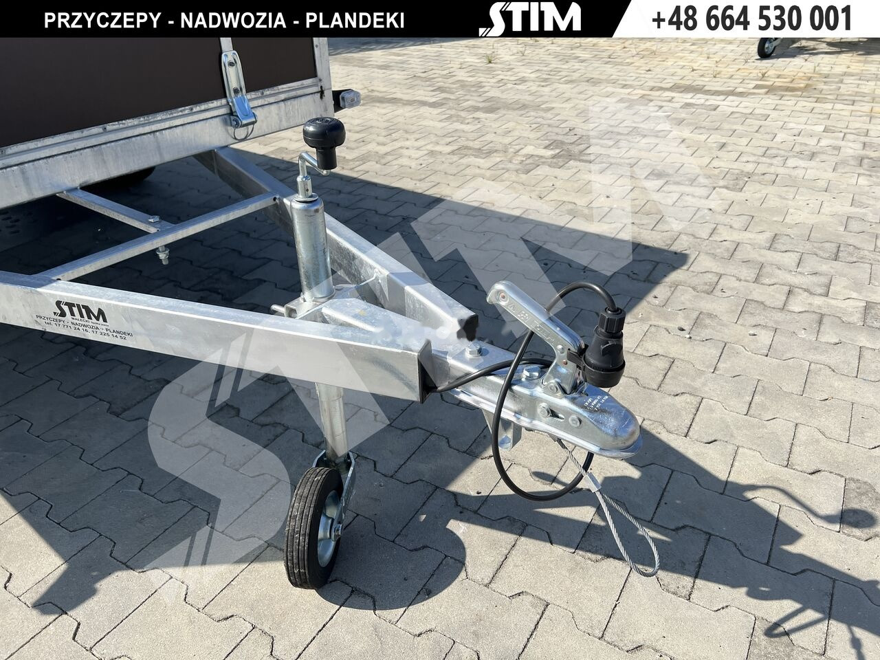 Нови Ремарке за кола Stim S12-075/4015R + przednia burta otwierana + wzmocniona rama: снимка 6