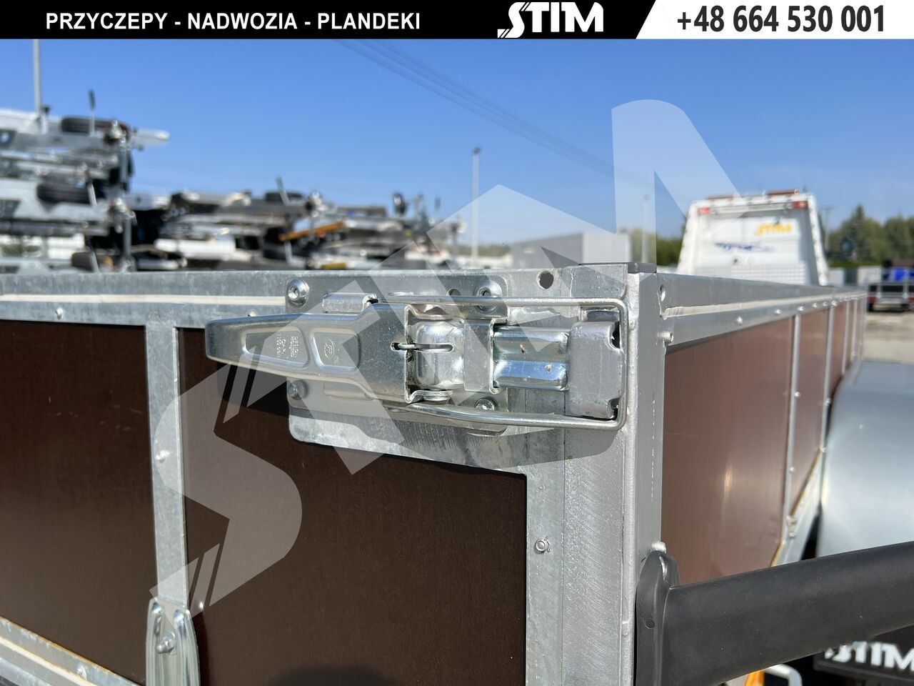 Нови Ремарке за кола Stim S12-075/4015R + przednia burta otwierana + wzmocniona rama: снимка 11