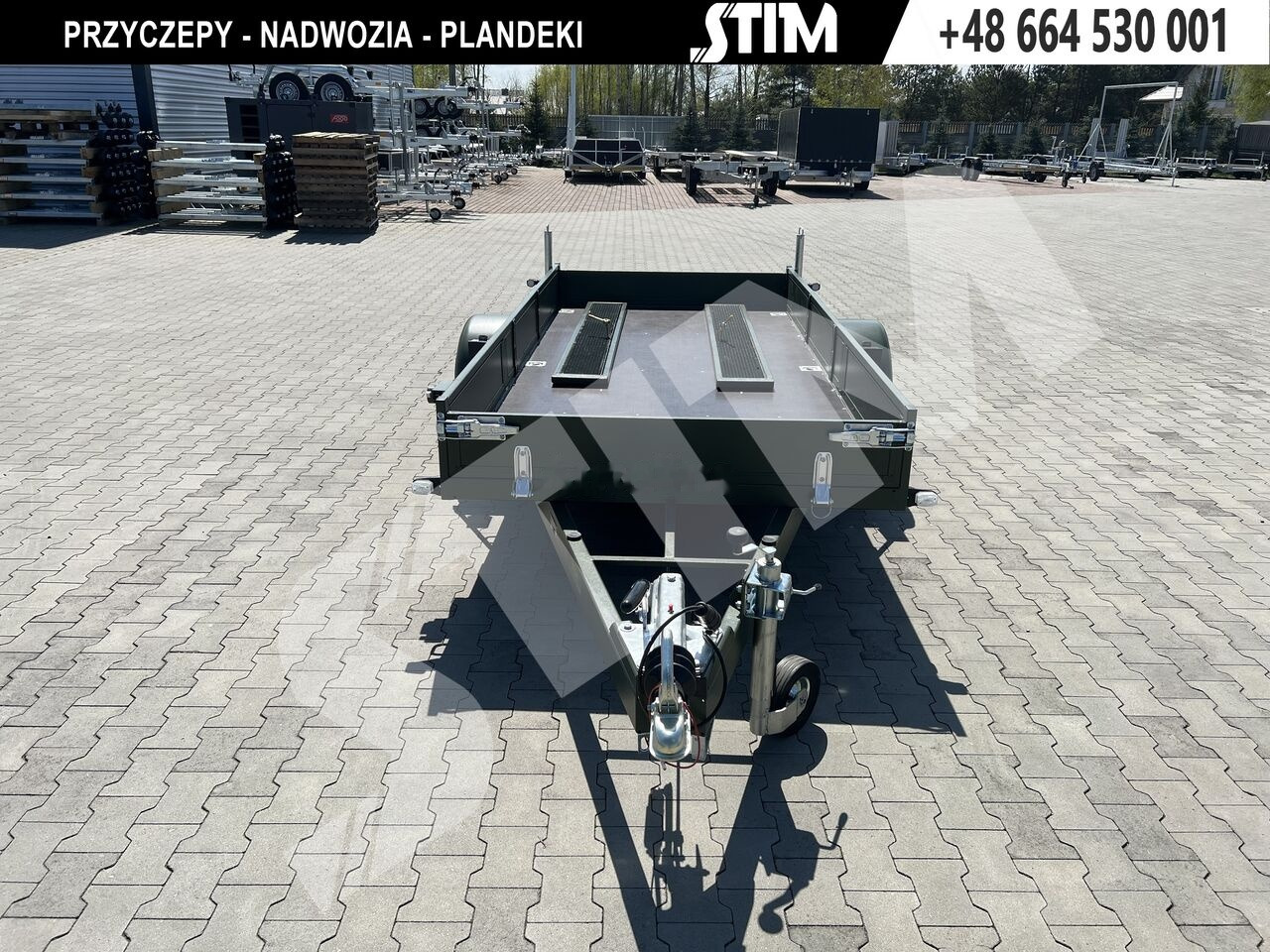 Stim S21-1,3/3515 (malowana proszkowo) - Бордово ремарке/ Платформа: снимка 5 Stim S21-1,3/3515 (malowana proszkowo) - Бордово ремарке/ Платформа: снимка 5