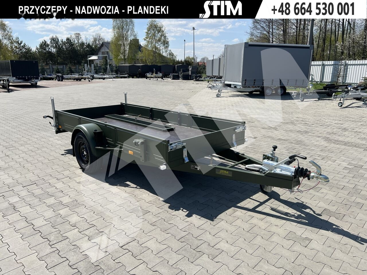 Stim S21-1,3/3515 (malowana proszkowo) - Бордово ремарке/ Платформа: снимка 4 Stim S21-1,3/3515 (malowana proszkowo) - Бордово ремарке/ Платформа: снимка 4