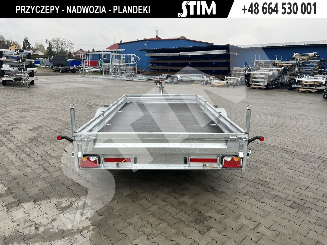 Stim S21-1,8/4020 - Бордово ремарке/ Платформа: снимка 4 Stim S21-1,8/4020 - Бордово ремарке/ Платформа: снимка 4