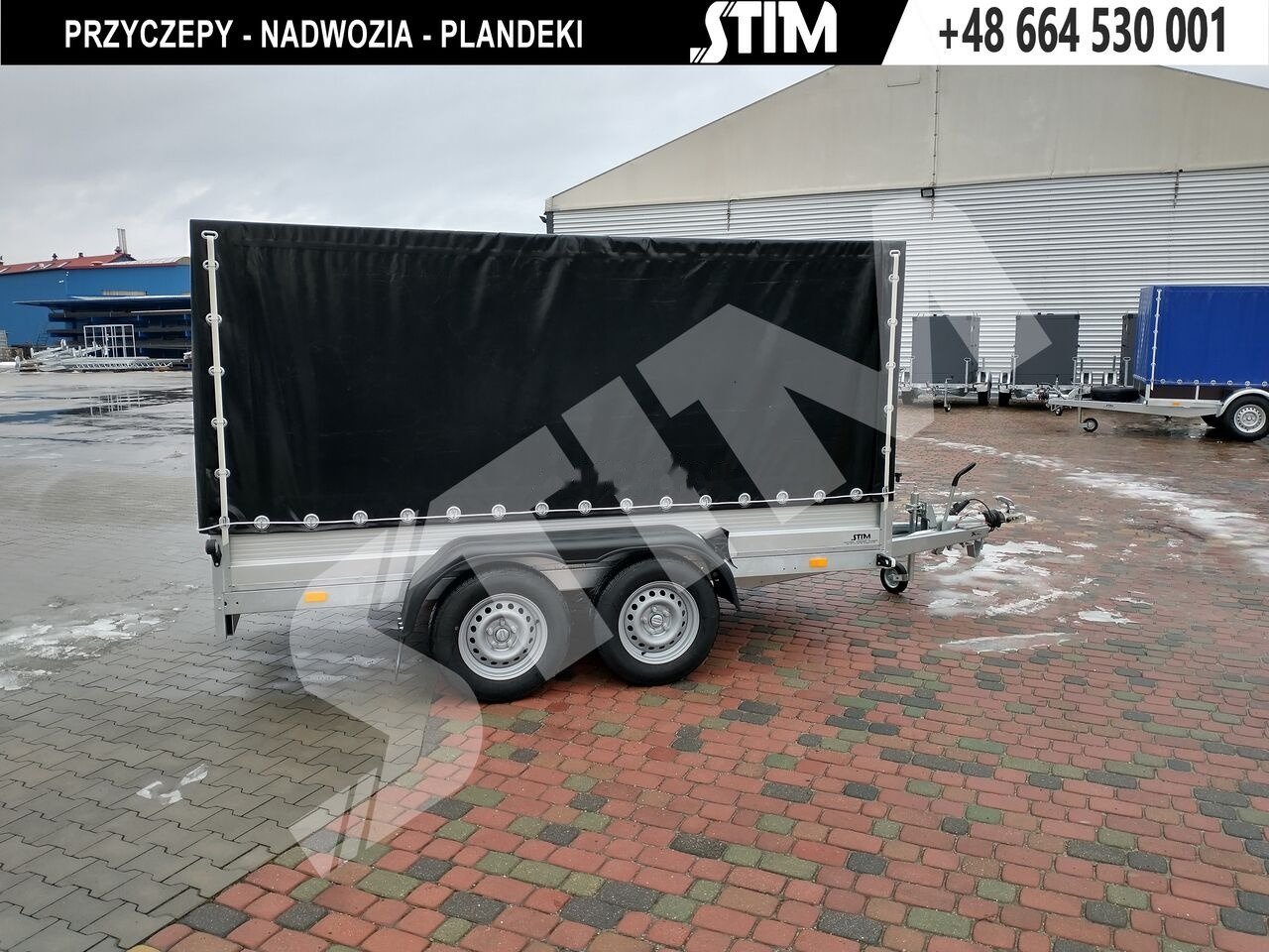 Stim S22-27/3216 - Брезентово ремарке: снимка 1 Stim S22-27/3216 - Брезентово ремарке: снимка 1