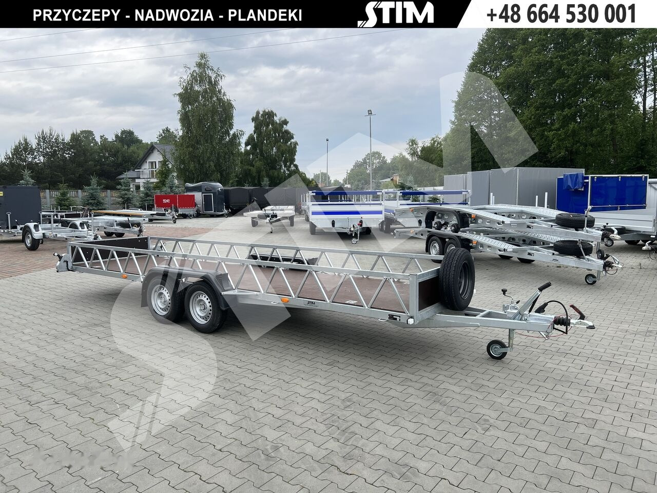 Stim S22-27/6015DŁ - dłużyca - Бордово ремарке/ Платформа: снимка 1 Stim S22-27/6015DŁ - dłużyca - Бордово ремарке/ Платформа: снимка 1