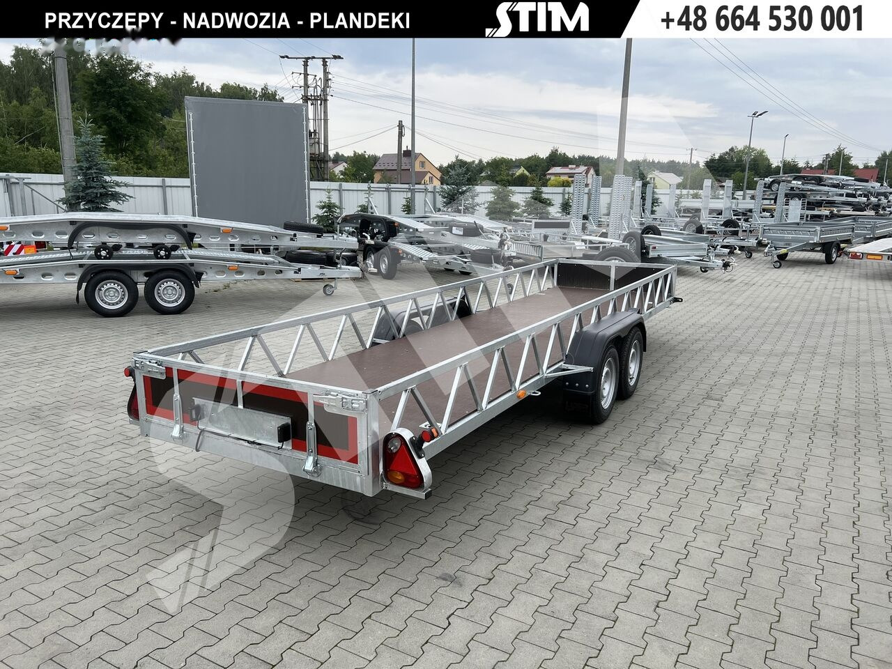 Stim S22-27/6015DŁ - dłużyca - Бордово ремарке/ Платформа: снимка 5 Stim S22-27/6015DŁ - dłużyca - Бордово ремарке/ Платформа: снимка 5