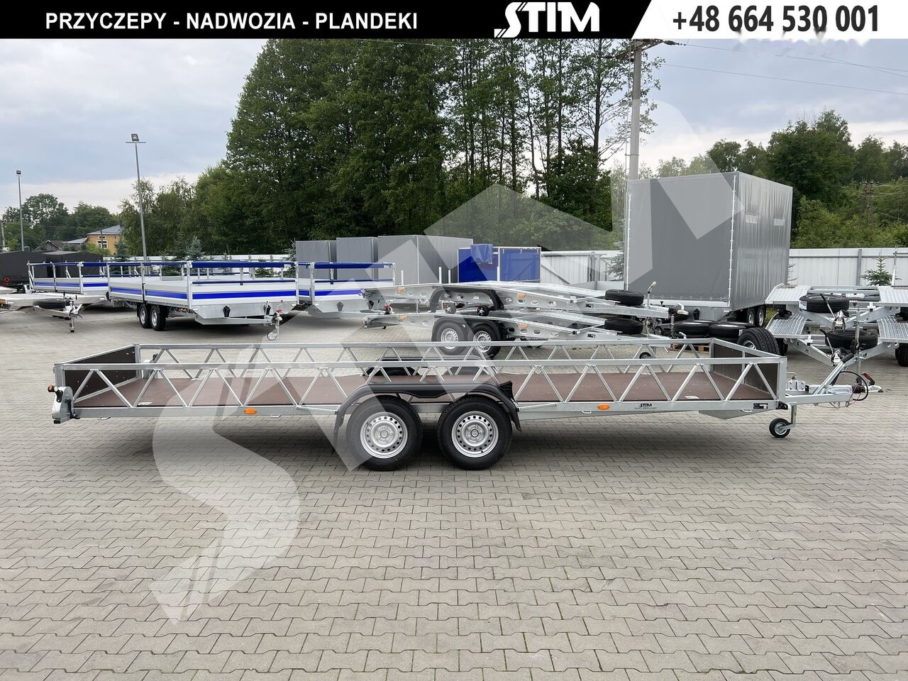 Stim S22-27/6015DŁ - dłużyca - Бордово ремарке/ Платформа: снимка 2 Stim S22-27/6015DŁ - dłużyca - Бордово ремарке/ Платформа: снимка 2