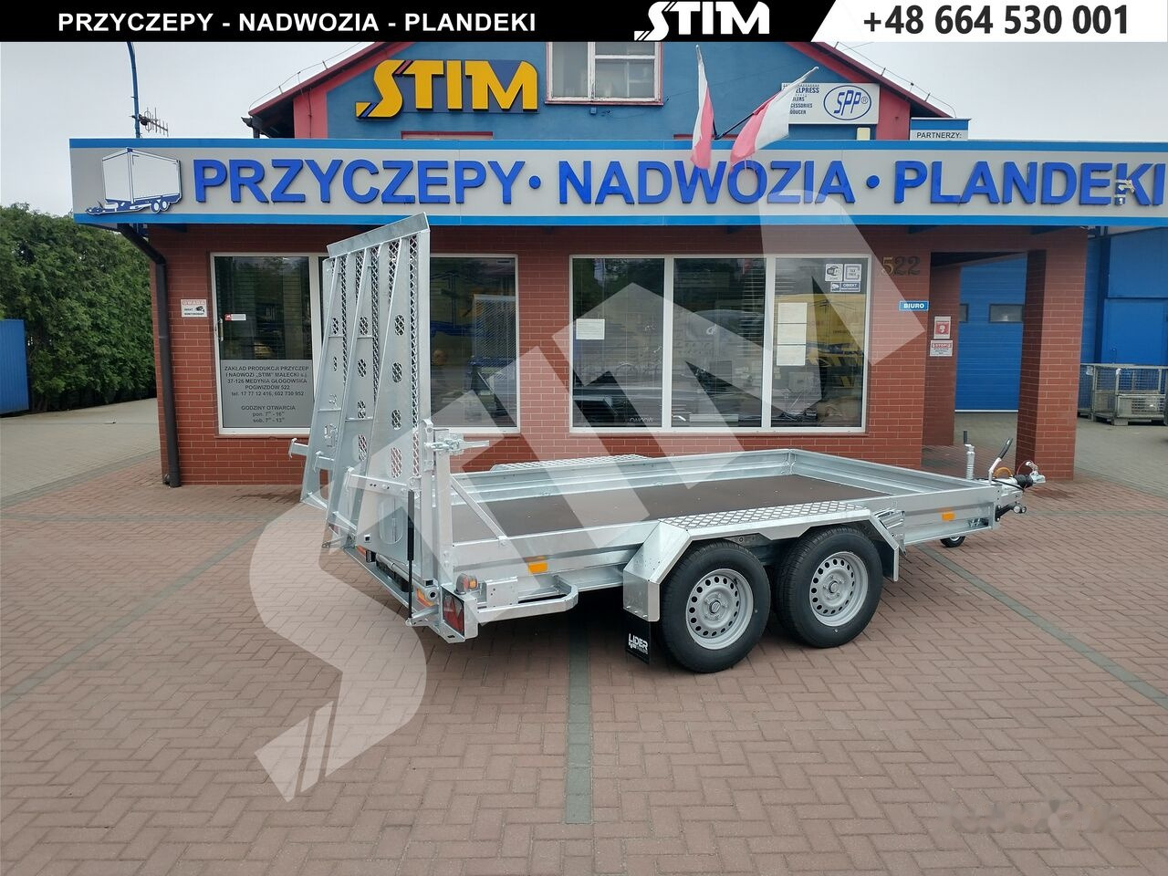 Stim S22/KP-KN/35-35RP - Ремарке за строителна техника: снимка 3 Stim S22/KP-KN/35-35RP - Ремарке за строителна техника: снимка 3