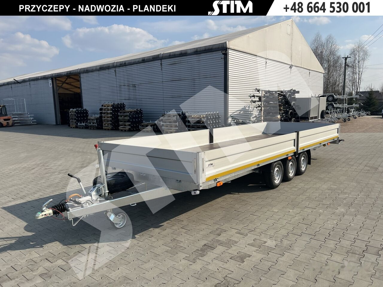 Stim S23/BR/35-6222 - Бордово ремарке/ Платформа: снимка 1 Stim S23/BR/35-6222 - Бордово ремарке/ Платформа: снимка 1