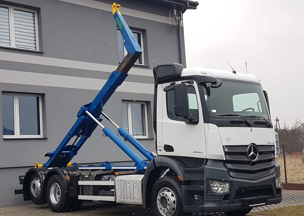 Mercedes-Benz ANTOS ACTROS HAKOWIEC 3 OSIE 6x2 KLIMA HAKOWIEC DO KONTENERÓW - Мултилифт с кука камион: снимка 1 Mercedes-Benz ANTOS ACTROS HAKOWIEC 3 OSIE 6x2 KLIMA HAKOWIEC DO KONTENERÓW - Мултилифт с кука камион: снимка 1