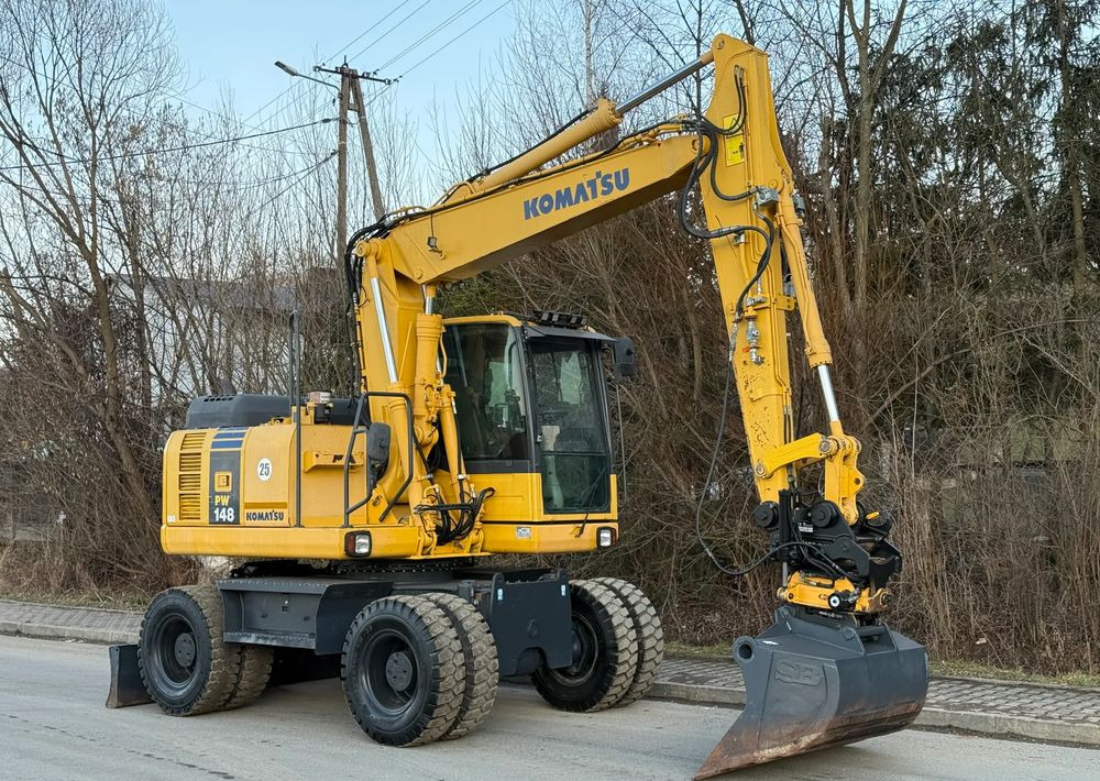 Komatsu * Komatsu PW 148 *ROTOTILT * Sprowadzona * Stan Perfekcyjny * Koparka Kołowa * - Колесен багер: снимка 2 Komatsu * Komatsu PW 148 *ROTOTILT * Sprowadzona * Stan Perfekcyjny * Koparka Kołowa * - Колесен багер: снимка 2