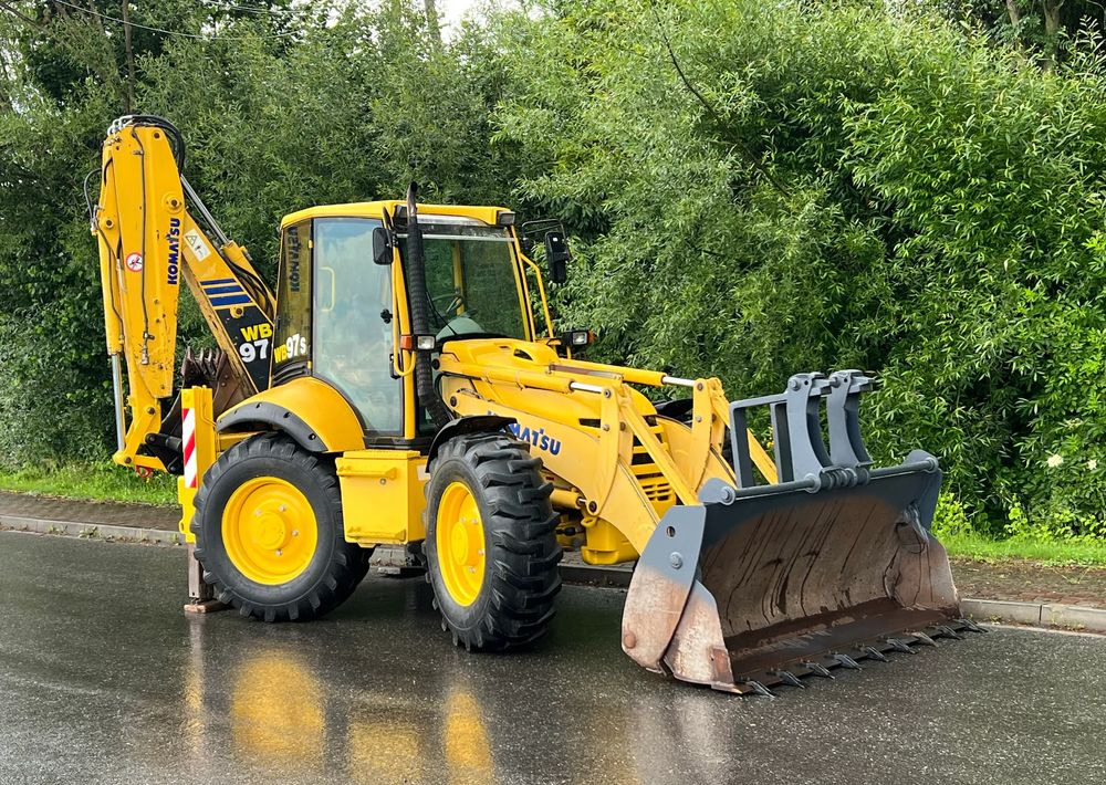 Komatsu * Koparko Ładowarka * Komatsu WB 97 S Utility * - Багер-товарач: снимка 1 Komatsu * Koparko Ładowarka * Komatsu WB 97 S Utility * - Багер-товарач: снимка 1