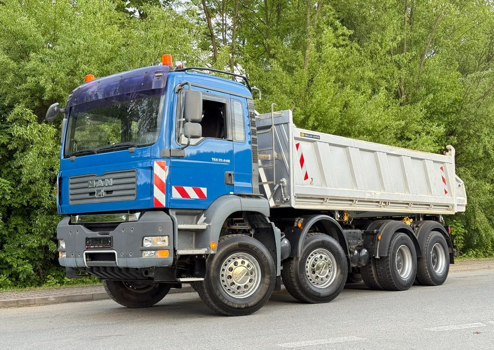 MAN * Kiper Meiller * Wywrotka * 35-440 * MAN TGA 8X4 * Stan Perfekcyjny * - Самосвал камион: снимка 3 MAN * Kiper Meiller * Wywrotka * 35-440 * MAN TGA 8X4 * Stan Perfekcyjny * - Самосвал камион: снимка 3