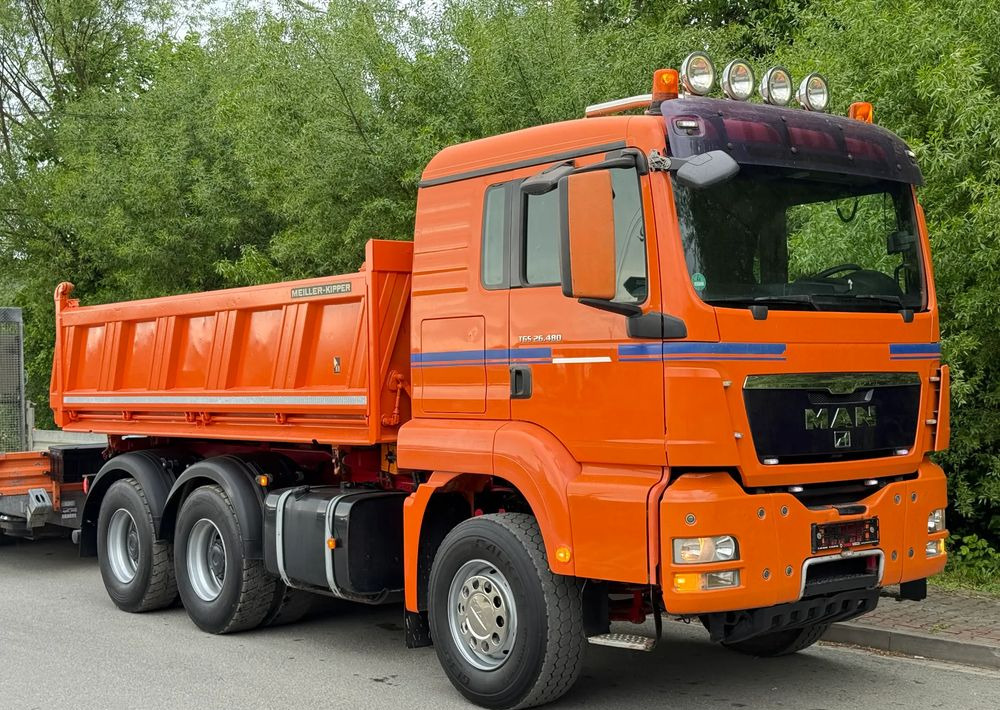 MAN * Kiper * Wywrotka * 26-480 * MAN TGS 6x4 Bordmatic * Zastaw Tandem Niskopodwozie * Stan Perfekcyjny * - Самосвал камион: снимка 3 MAN * Kiper * Wywrotka * 26-480 * MAN TGS 6x4 Bordmatic * Zastaw Tandem Niskopodwozie * Stan Perfekcyjny * - Самосвал камион: снимка 3