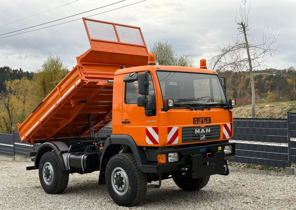 Самосвал камион MAN * MAN 10-220 * Wywrotka Kiper Meiller * 4x4 * Zimowe Utrzymanie * Unimog *: снимка 20