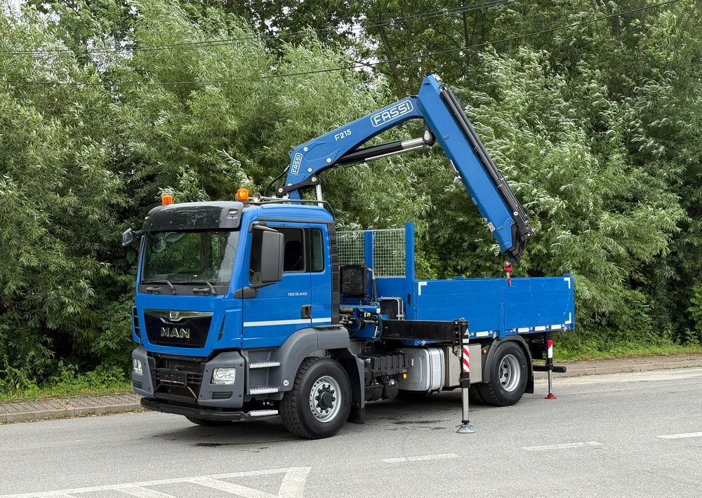 MAN * MAN 18.440 TGS * 4x4 * HDS Fassi F215 * Sprowadzony * 95 000 KM ! * Stan Jak Nowy - Бордови камион, Камион с кран: снимка 1 MAN * MAN 18.440 TGS * 4x4 * HDS Fassi F215 * Sprowadzony * 95 000 KM ! * Stan Jak Nowy - Бордови камион, Камион с кран: снимка 1