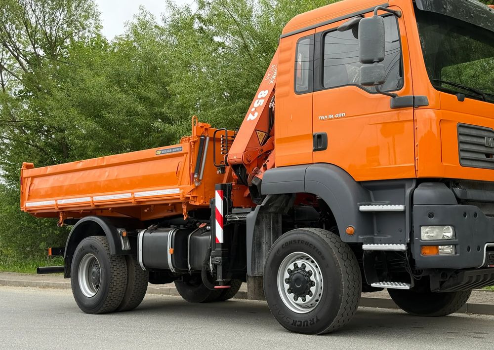 MAN * MAN 18 480 * KIPER WYWROTKA * 4x4 * HDS ATLAS 85* STAN BARDZO DOBRY * Sprowadzony - Самосвал камион: снимка 5 MAN * MAN 18 480 * KIPER WYWROTKA * 4x4 * HDS ATLAS 85* STAN BARDZO DOBRY * Sprowadzony - Самосвал камион: снимка 5