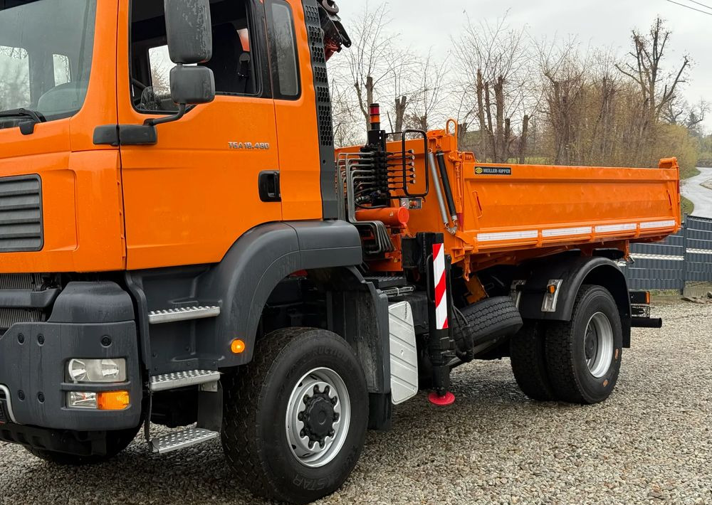 MAN * MAN 18 480 * KIPER WYWROTKA * 4x4 * HDS ATLAS 85* STAN BARDZO DOBRY * Sprowadzony - Самосвал камион: снимка 5 MAN * MAN 18 480 * KIPER WYWROTKA * 4x4 * HDS ATLAS 85* STAN BARDZO DOBRY * Sprowadzony - Самосвал камион: снимка 5