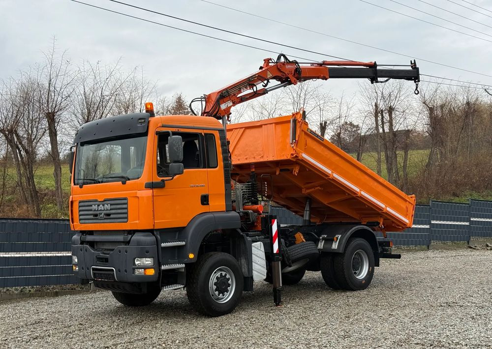 MAN * MAN 18 480 * KIPER WYWROTKA * 4x4 * HDS ATLAS 85* STAN BARDZO DOBRY * Sprowadzony - Самосвал камион: снимка 1 MAN * MAN 18 480 * KIPER WYWROTKA * 4x4 * HDS ATLAS 85* STAN BARDZO DOBRY * Sprowadzony - Самосвал камион: снимка 1