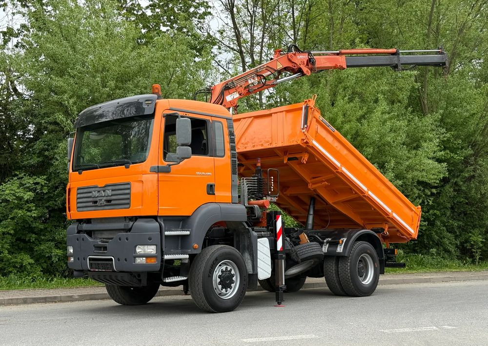 MAN * MAN 18 480 * KIPER WYWROTKA * 4x4 * HDS ATLAS 85* STAN BARDZO DOBRY * Sprowadzony - Самосвал камион: снимка 1 MAN * MAN 18 480 * KIPER WYWROTKA * 4x4 * HDS ATLAS 85* STAN BARDZO DOBRY * Sprowadzony - Самосвал камион: снимка 1