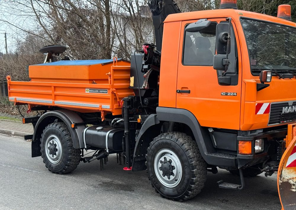 MAN * MAN LE 10.220 *Kiper Wywrotka * 4x4 * Pług Piaskarka * Zimowe Utrzymanie * Sprowadzony * HDS MKG * - Самосвал камион: снимка 5 MAN * MAN LE 10.220 *Kiper Wywrotka * 4x4 * Pług Piaskarka * Zimowe Utrzymanie * Sprowadzony * HDS MKG * - Самосвал камион: снимка 5