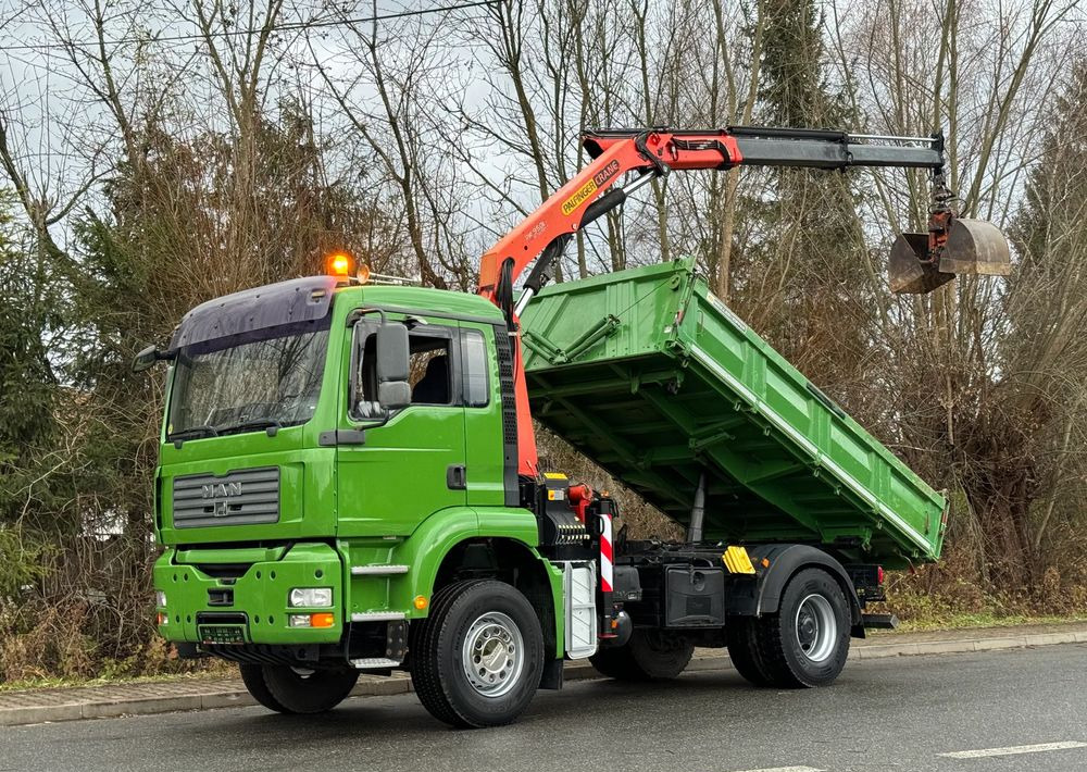 MAN * MAN TGA 18-360 * Kiper Wywrotka * 4x2 * Kran Palfinger PK 9501 Sprowadzony - Самосвал камион: снимка 1 MAN * MAN TGA 18-360 * Kiper Wywrotka * 4x2 * Kran Palfinger PK 9501 Sprowadzony - Самосвал камион: снимка 1