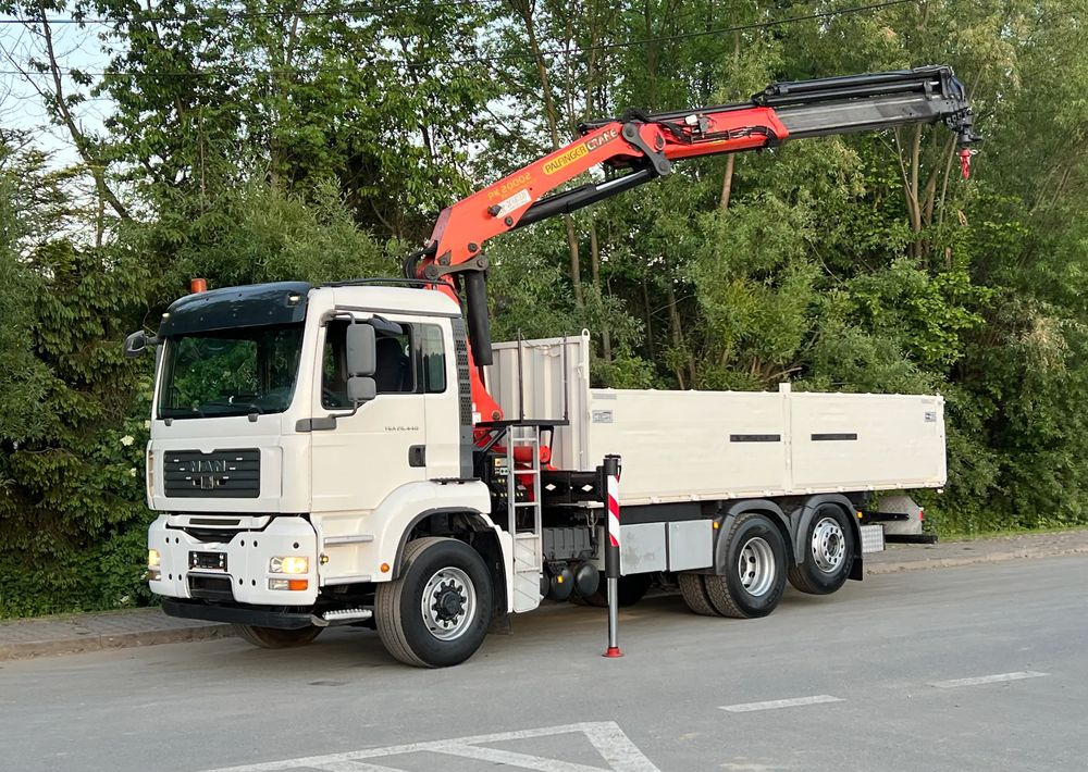 MAN * TGA 26-440 * 4x6 Hydrodrive * HDS Palfinger PK 20002 * Bardzo Dobry Stan - Бордови камион, Камион с кран: снимка 1 MAN * TGA 26-440 * 4x6 Hydrodrive * HDS Palfinger PK 20002 * Bardzo Dobry Stan - Бордови камион, Камион с кран: снимка 1