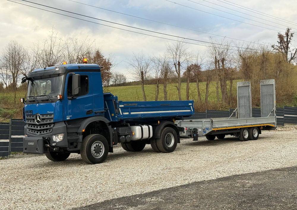 Mercedes-Benz * Arocs * 4X4 * JAK NOWY * Wywrotka Kiper Meiller+ Przyczepa * Zestaw Sprowadzony * 80.700 km Oryginalnie * Mercedes - Самосвал камион: снимка 2 Mercedes-Benz * Arocs * 4X4 * JAK NOWY * Wywrotka Kiper Meiller+ Przyczepa * Zestaw Sprowadzony * 80.700 km Oryginalnie * Mercedes - Самосвал камион: снимка 2
