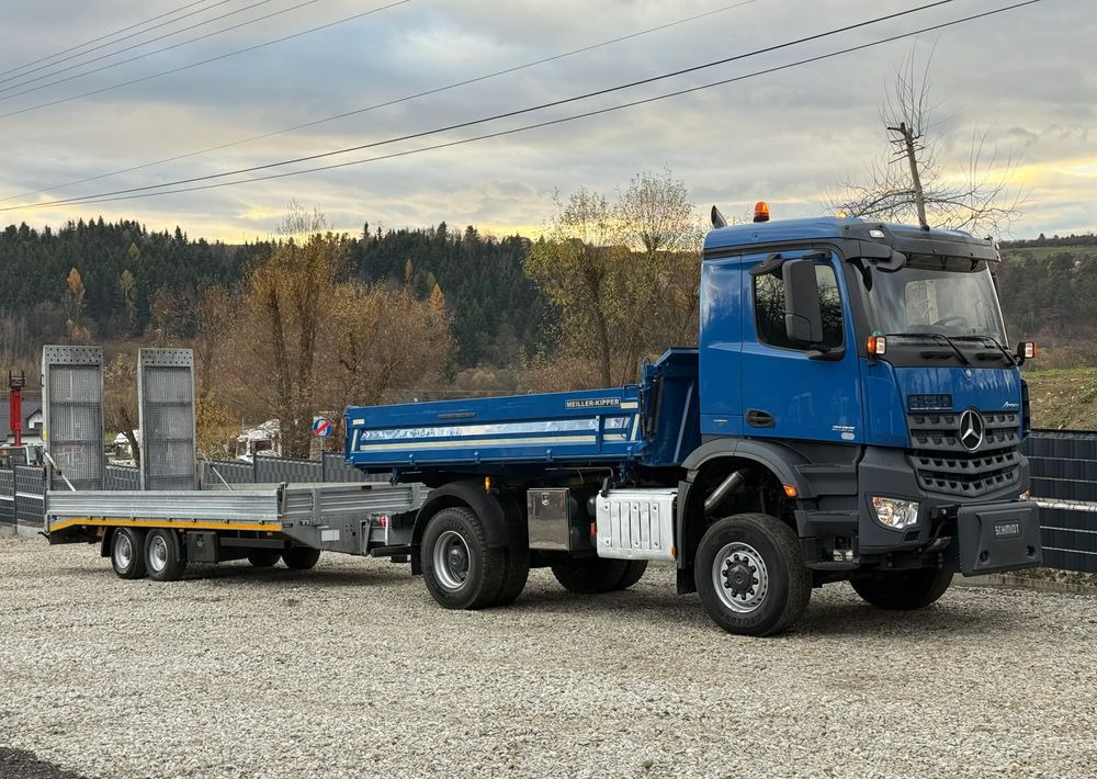 Самосвал камион Mercedes-Benz * Arocs * 4X4 * JAK NOWY * Wywrotka Kiper Meiller+ Przyczepa * Zestaw Sprowadzony * 80.700 km Oryginalnie * Mercedes: снимка 29 Самосвал камион Mercedes-Benz * Arocs * 4X4 * JAK NOWY * Wywrotka Kiper Meiller+ Przyczepa * Zestaw Sprowadzony * 80.700 km Oryginalnie * Mercedes: снимка 29