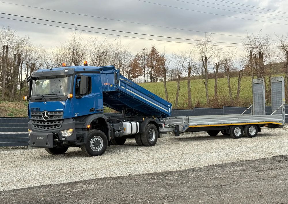 Самосвал камион Mercedes-Benz * Arocs * 4X4 * JAK NOWY * Wywrotka Kiper Meiller+ Przyczepa * Zestaw Sprowadzony * 80.700 km Oryginalnie * Mercedes: снимка 28 Самосвал камион Mercedes-Benz * Arocs * 4X4 * JAK NOWY * Wywrotka Kiper Meiller+ Przyczepa * Zestaw Sprowadzony * 80.700 km Oryginalnie * Mercedes: снимка 28