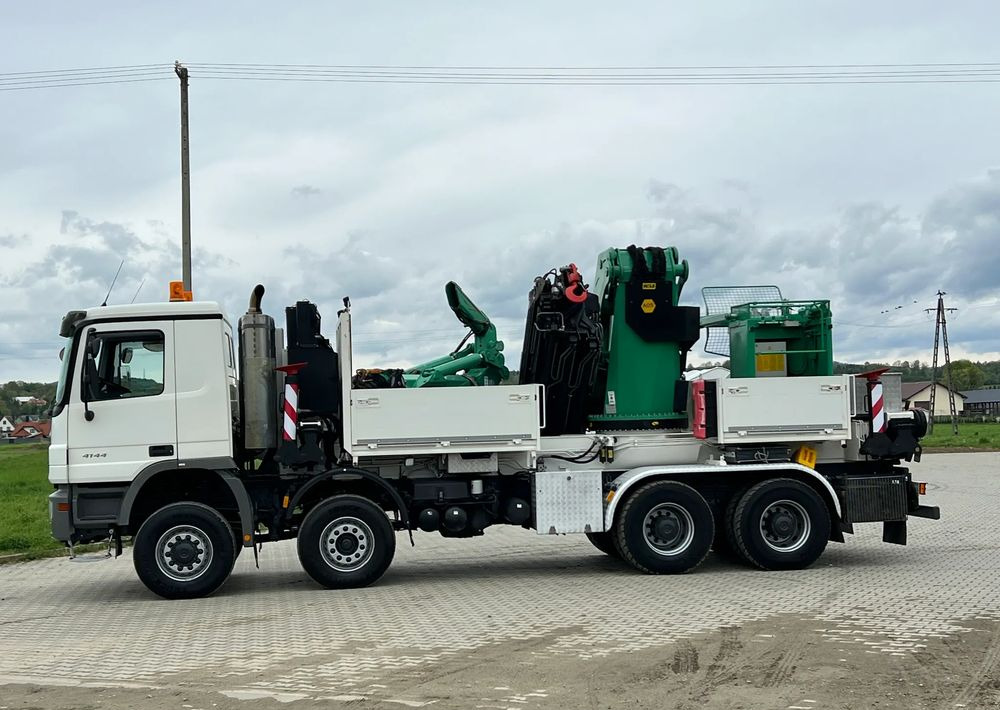 Mercedes-Benz * HDS Palfinger 150002 + FLY JIB PJ 170 * Mercedes Actros 8x6 * Dźwig * 40 TON * Wyciągarka * 35 Metrów * Kosz * - Камион с кран: снимка 3 Mercedes-Benz * HDS Palfinger 150002 + FLY JIB PJ 170 * Mercedes Actros 8x6 * Dźwig * 40 TON * Wyciągarka * 35 Metrów * Kosz * - Камион с кран: снимка 3