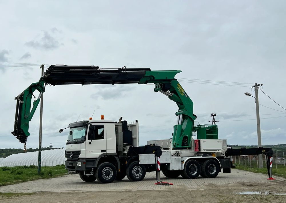 Mercedes-Benz * HDS Palfinger 150002 + FLY JIB PJ 170 * Mercedes Actros 8x6 * Dźwig * 40 TON * Wyciągarka * 35 Metrów * Kosz * - Камион с кран: снимка 1 Mercedes-Benz * HDS Palfinger 150002 + FLY JIB PJ 170 * Mercedes Actros 8x6 * Dźwig * 40 TON * Wyciągarka * 35 Metrów * Kosz * - Камион с кран: снимка 1